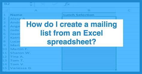 Excel Mail Function