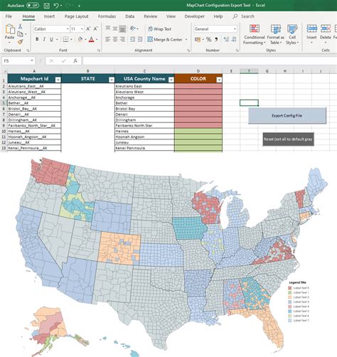 Excel Map Chart Data Source