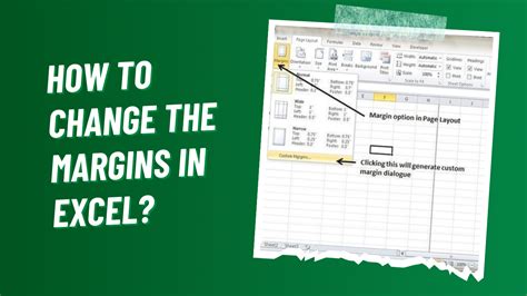 Adjusting margins in Excel is crucial for proper layout and readability