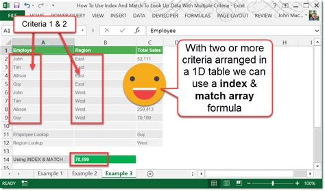 Excel Match and Index with Named Ranges