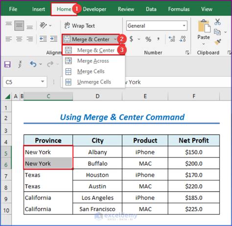 Excel Merge Rows Advanced Technique