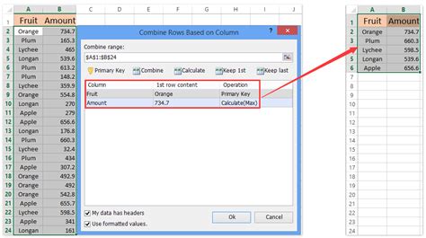 Excel Merge Rows Advanced Techniques