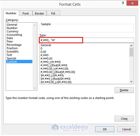 Excel Millions Conditional Formatting 2