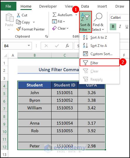 Methods to Find Missing Values in Excel