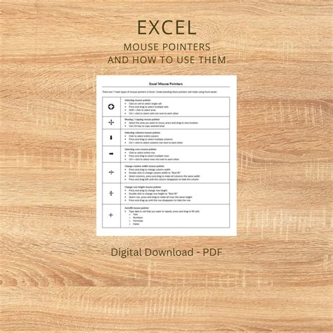 Excel Mouse Navigation