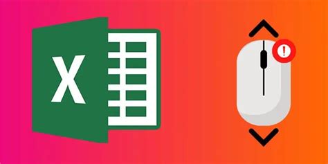 Excel mouse scroll not working