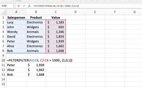 Excel Multiple Conditions Filter