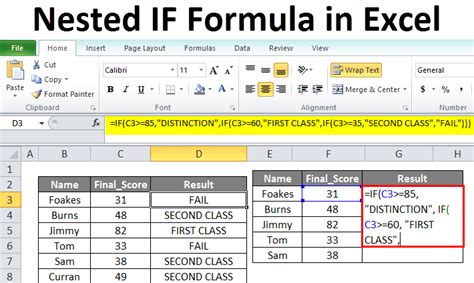 Excel Formulas with Multiple Conditions Example 6