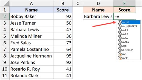 Excel Name Manager Error