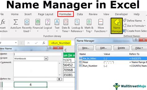 Excel Name Manager Troubleshooting