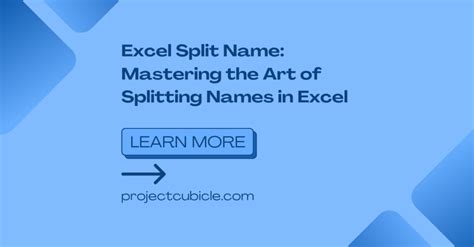 Excel Name Splitting