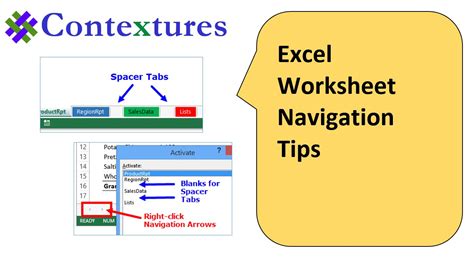 Excel Navigation Tips