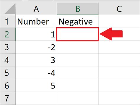 Excel Negative Number Tips