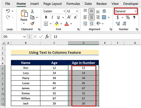 Excel non-numeric data