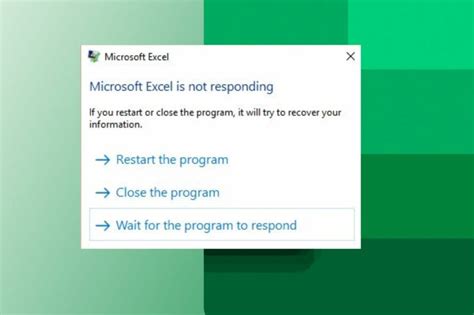 Excel Not Responding Error