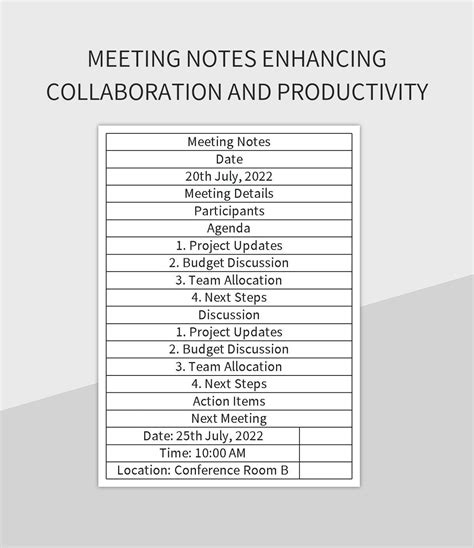 Excel Notes Collaboration