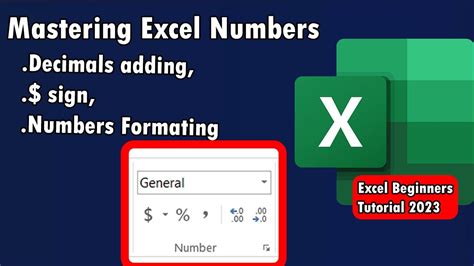 Excel number formatting tips