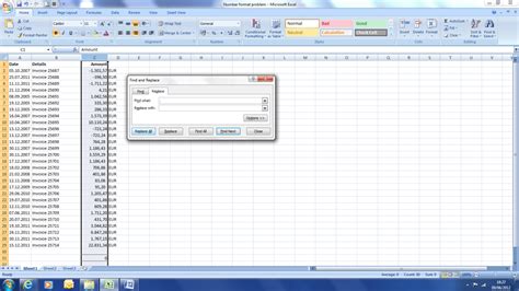 Excel Number Formatting Troubleshooting