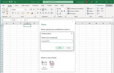 Excel OneDrive Collaboration