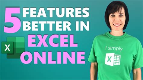 Excel Online features