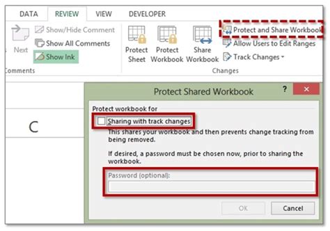 Excel Online Protection Options