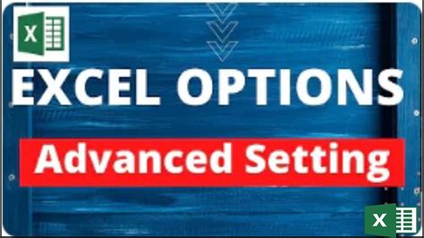 Excel Options Advanced