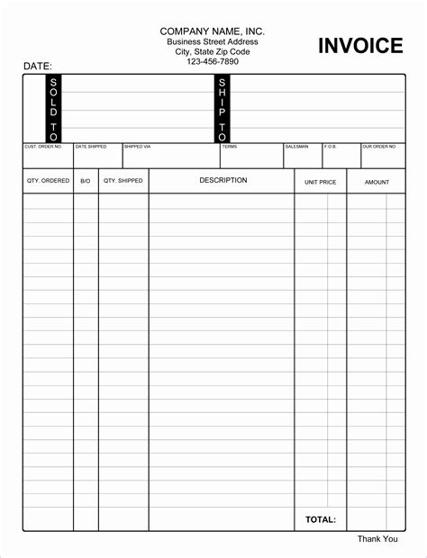 Excel Order Form Template Free