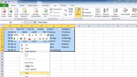 Excel to Outlook Calendar Transfer