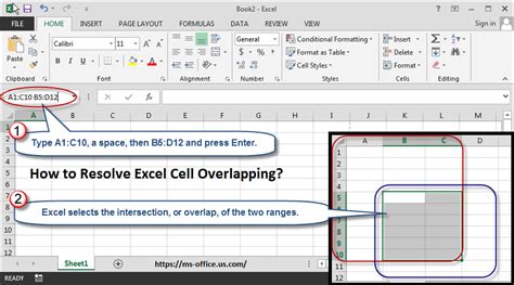 Resolving Overlapping Cells in Excel