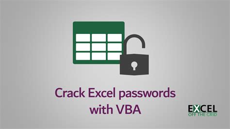 Excel password guessing