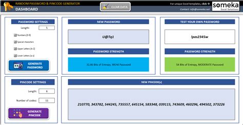 Excel Password Generator Online