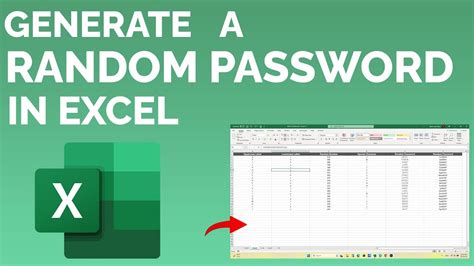 Excel Password Generator Tricks