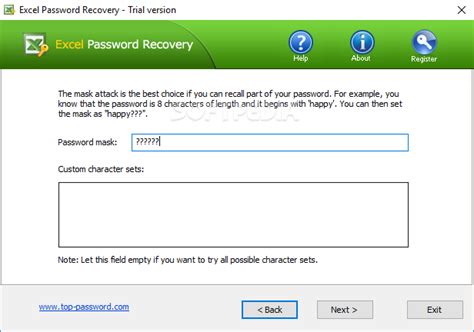 Excel Password Recovery Tool 7