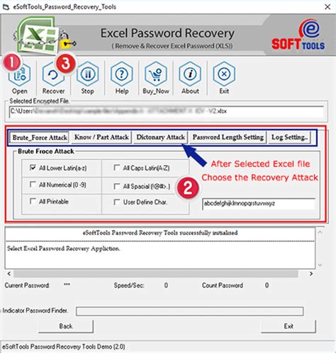 Excel Password Recovery Tool 7