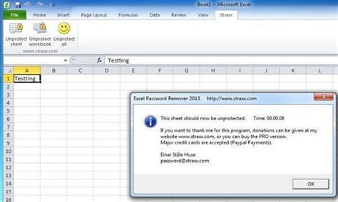 Excel Password Remover Tool