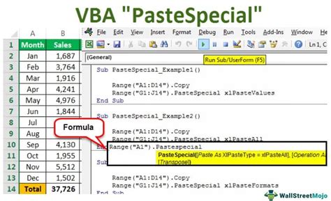 Excel Paste Special Values VBA