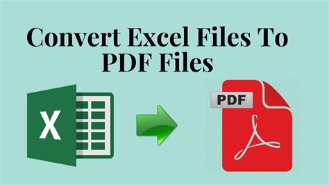 Excel PDF Converter