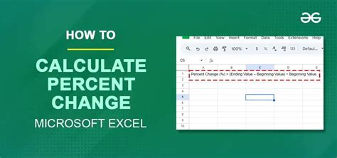 Excel Percentage Change Calculator