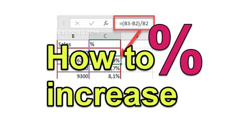 Excel Percentage Increase Tutorial