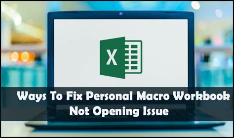 Excel Personal Macro Workbook Not Loading