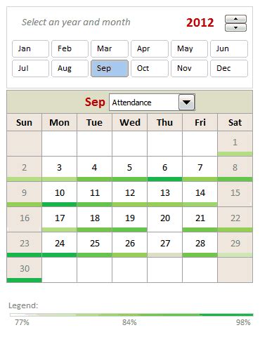 Excel Pivot Table Calendar