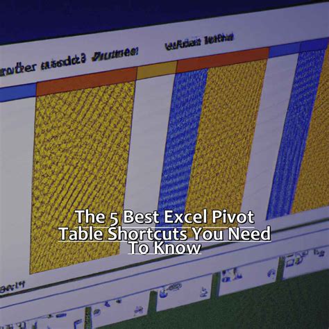 Excel Pivot Table Shortcuts