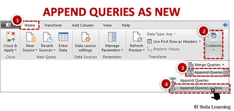 Excel Power Query Append