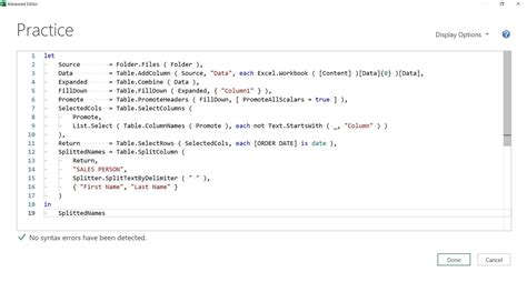 Excel Power Query Basics