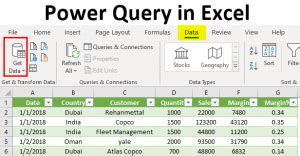 Excel Power Query chart example