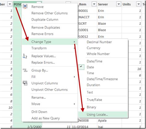 Excel Power Query Date Format