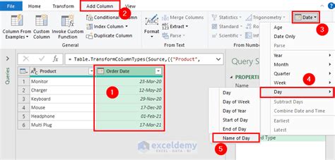 Power Query Date Manipulation