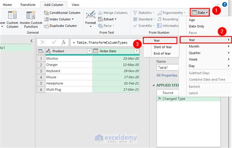 Excel Power Query Date Range