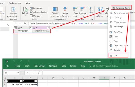 Excel Power Query for formatting numbers as millions