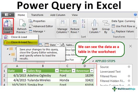 Excel Power Query Format